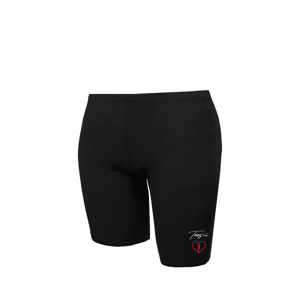 TOOSII WOMEN'S BLACK BIKER SHORTS