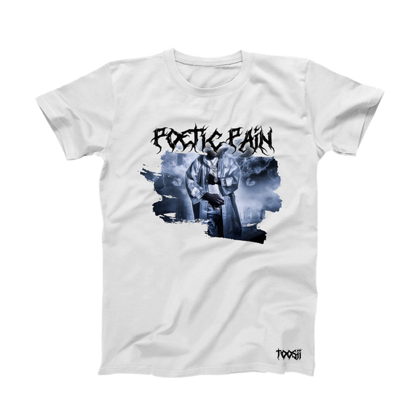 POETIC PAIN ALBUM ART WHITE T-SHIRT – Toosii Official Store