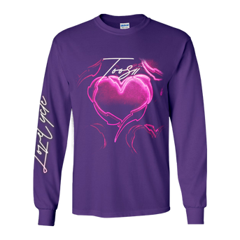 LOVE CYCLE PURPLE LONGSLEEVE