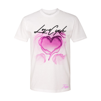 LOVE CYCLE WHITE T-SHIRT