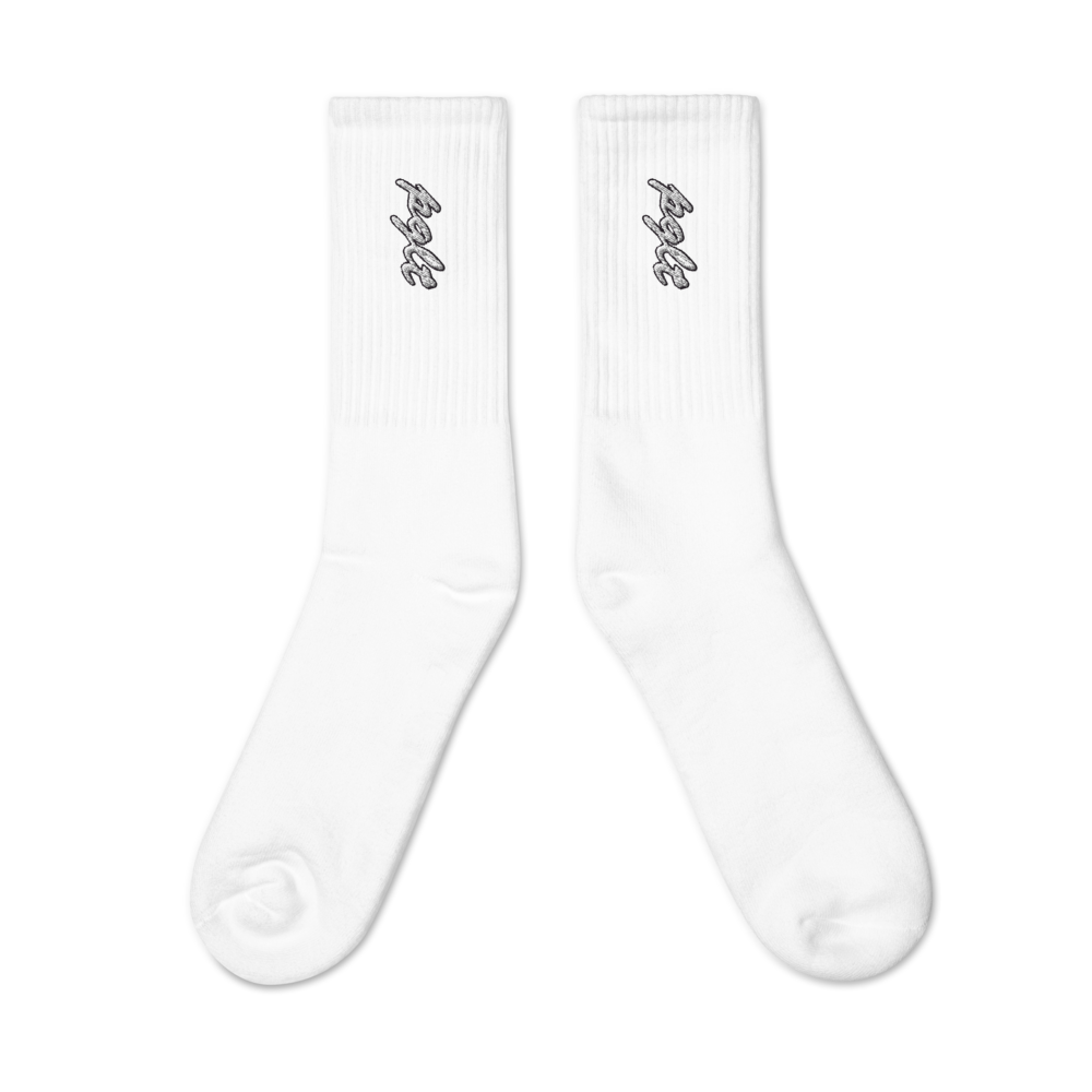 Embroidered logo pastel ped socks Set of 6 pairs