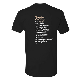 Thank You For Believing Tracklist T-Shirt