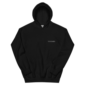 Love Is ___ Hoodie (Black/Red) Front